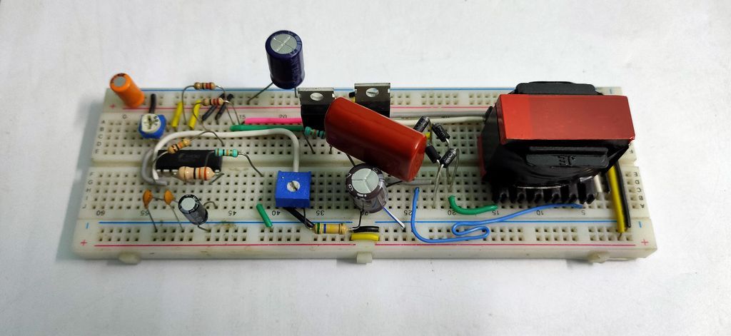 Testing the Circuit on Breadboard