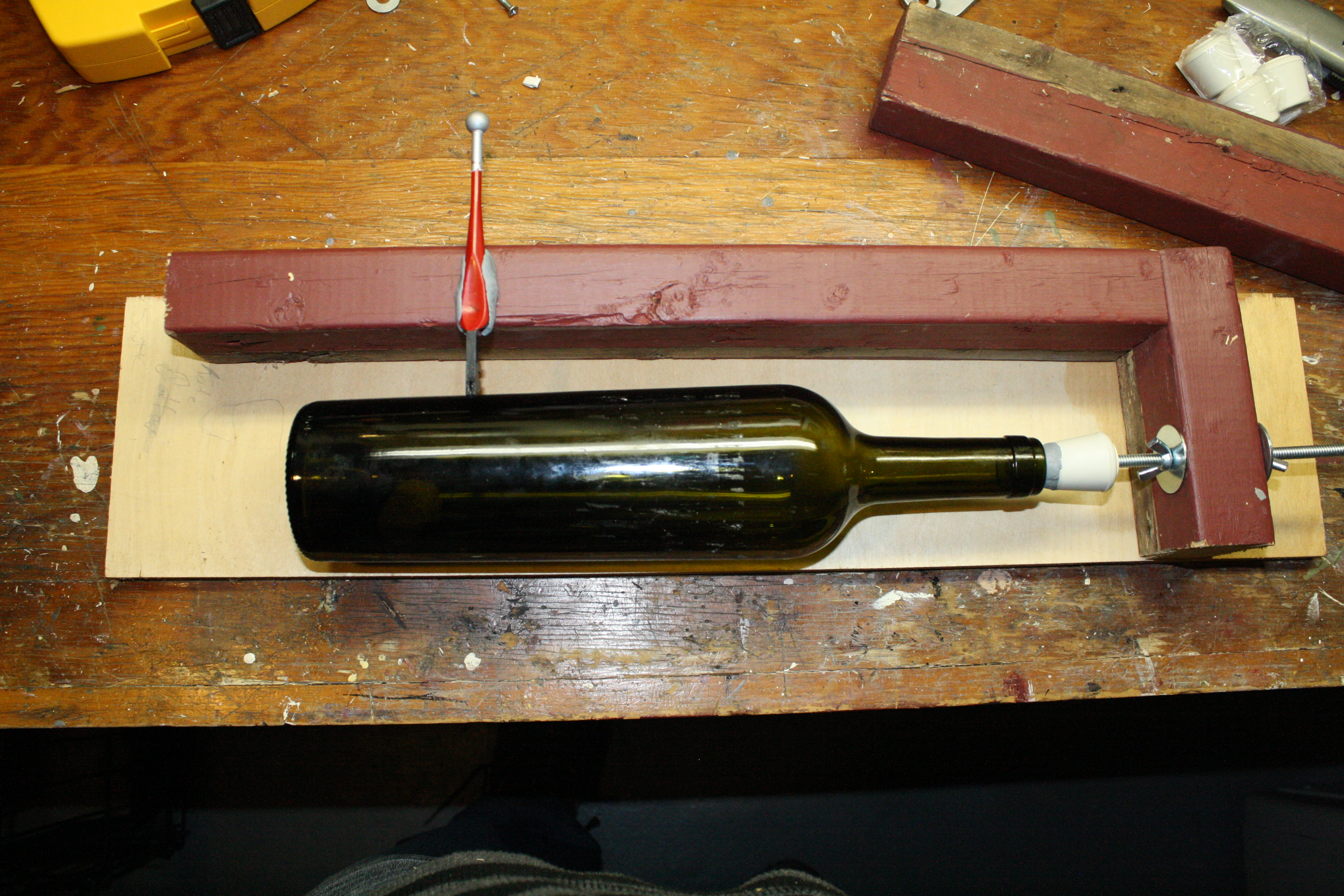 Make a Glass Bottle Cutting Jig for 10 3 Steps Instructables