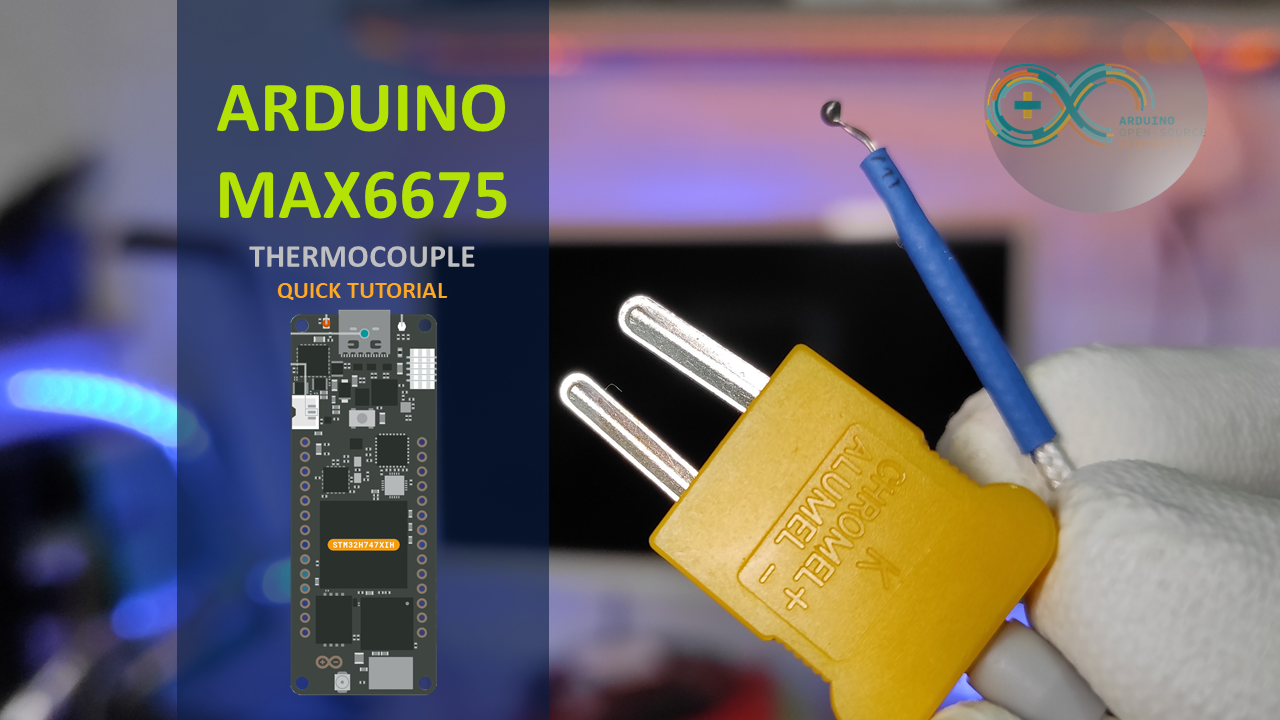 Arduino and Thermocouple Sensor (with MAX6675)