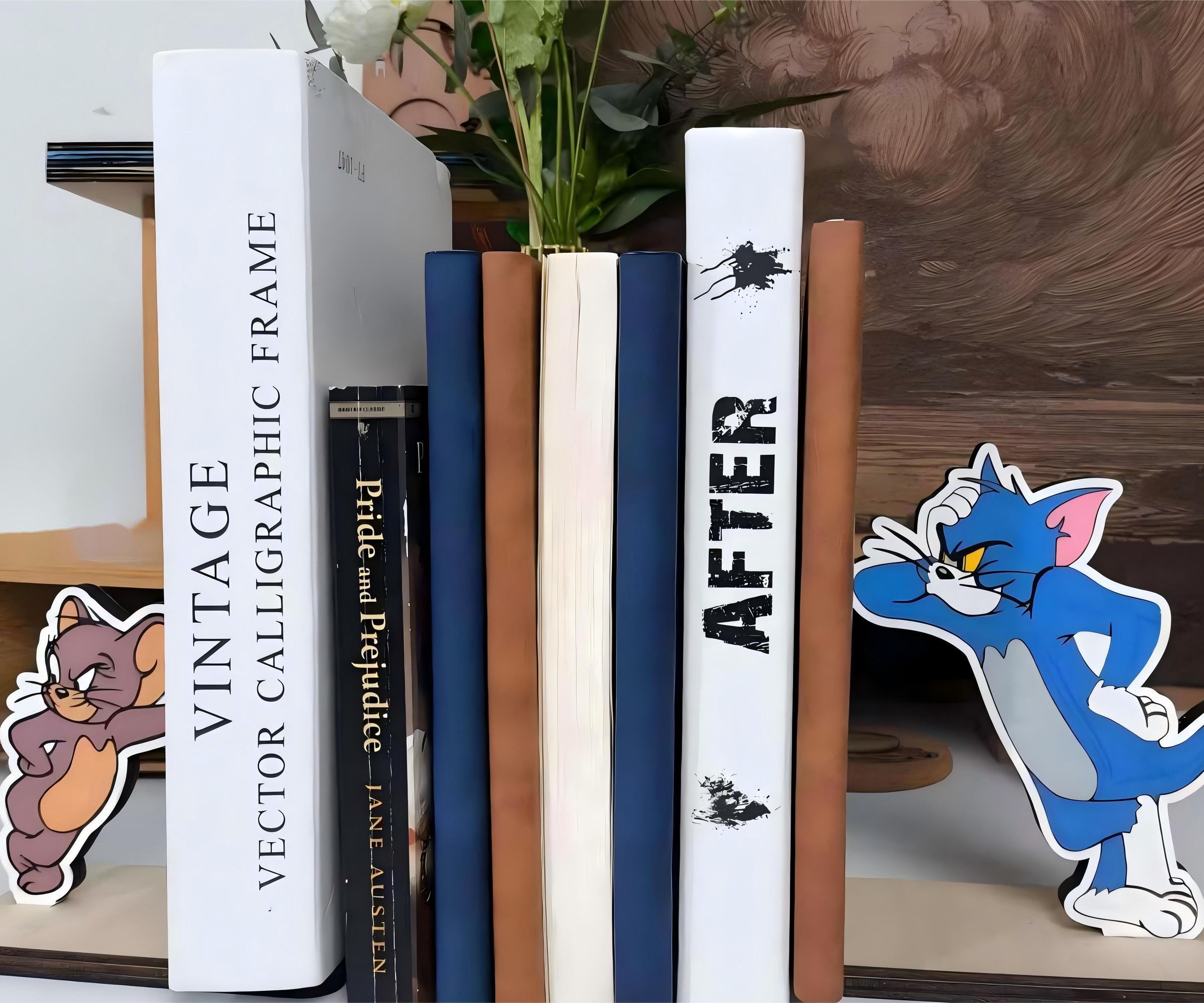 How to Make a Tom & Jerry Bookends | Laser Cut | Wood Art, Gift, Home Decor