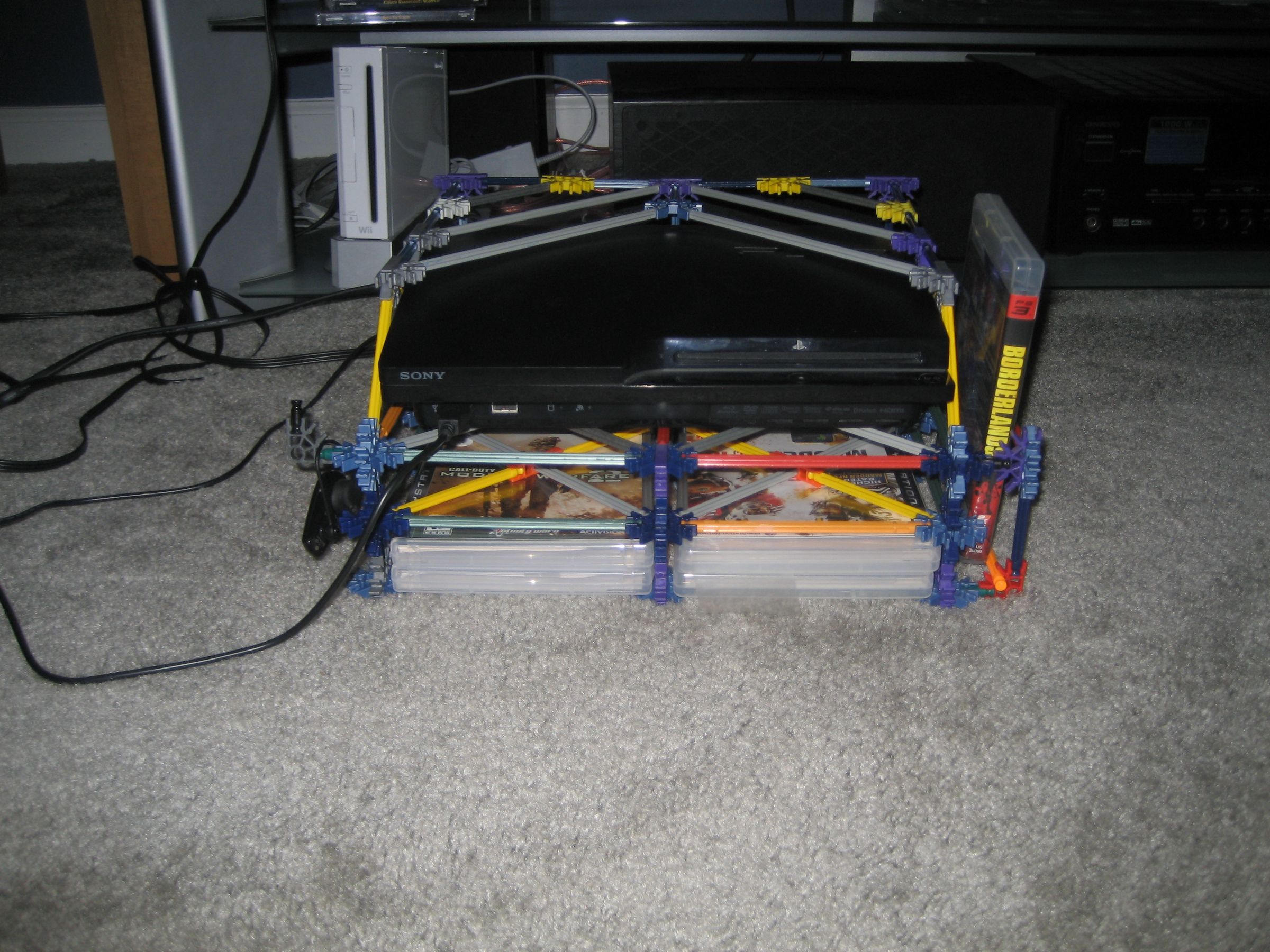Knex PS3 Slim Organization System