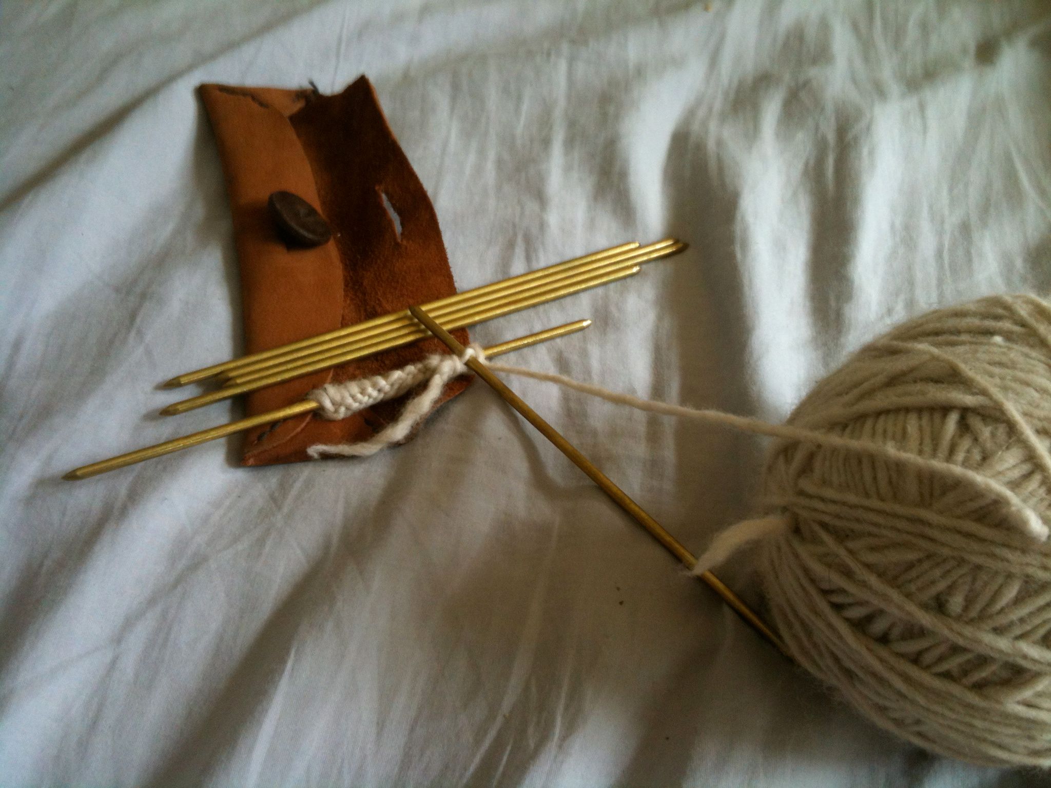 Brass Knitting Needles