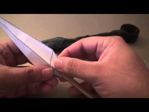 How to Make a Realistic Looking Naruto Paper Kunai!