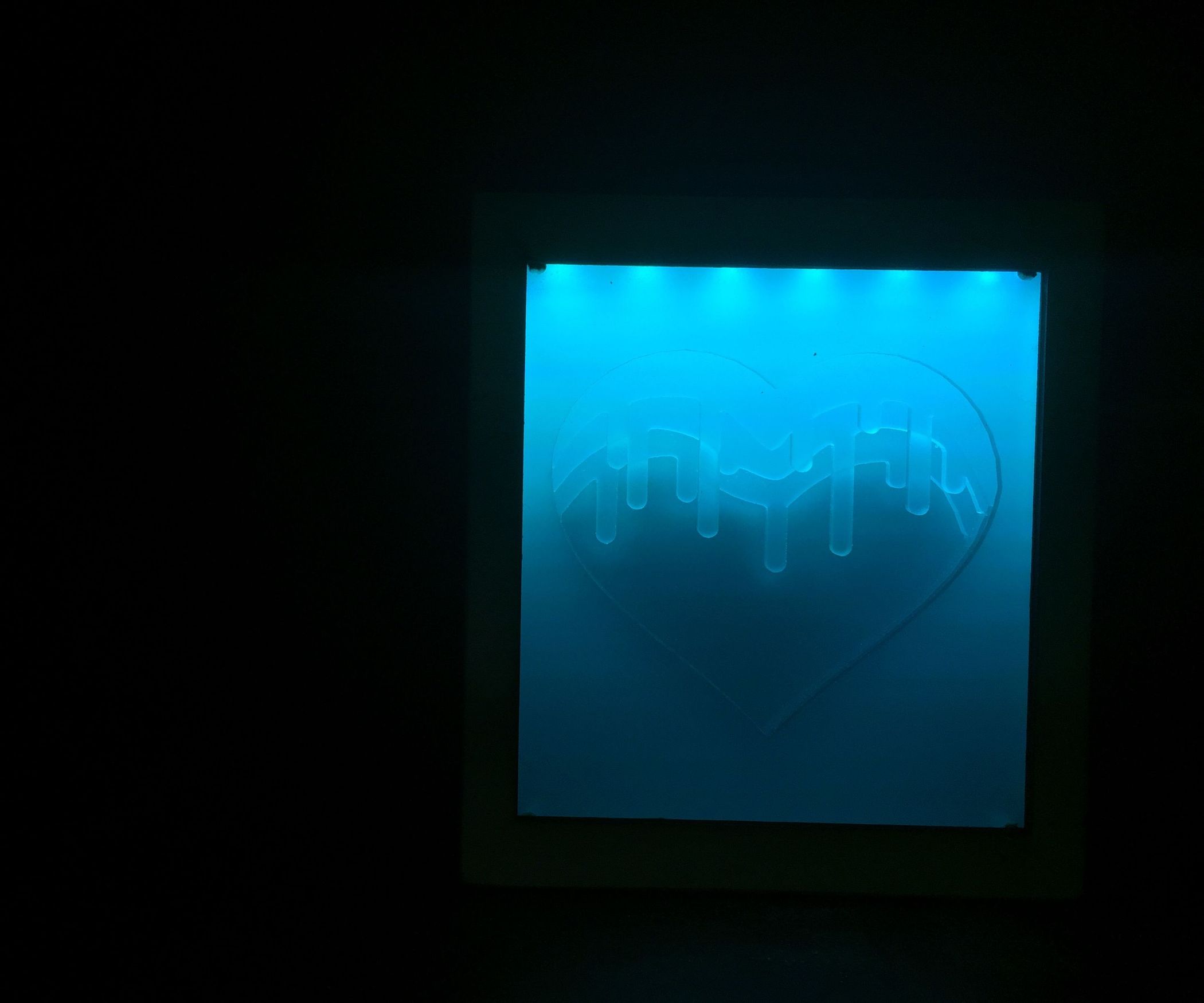 LED Heart Plaque : 8 Steps - Instructables