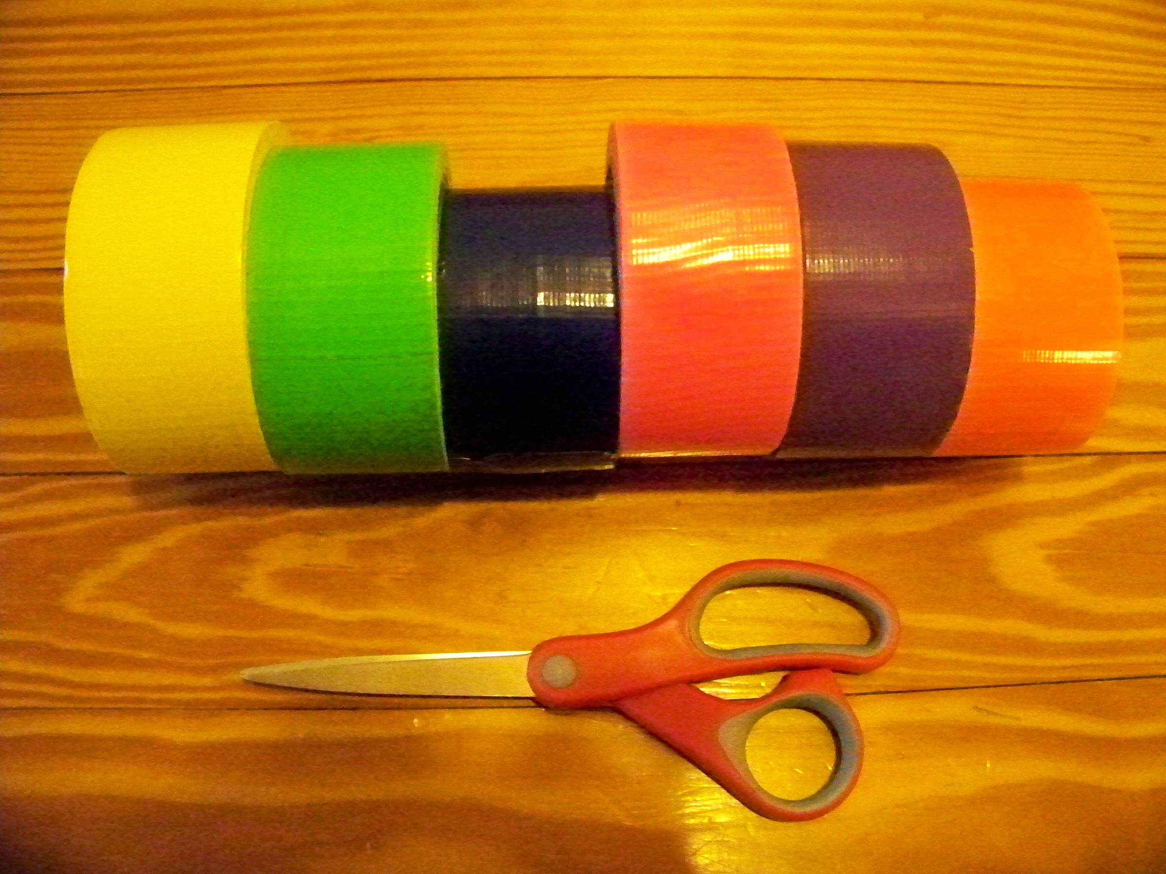 SixColor Duct Tape Rose 4 Steps (with Pictures) Instructables