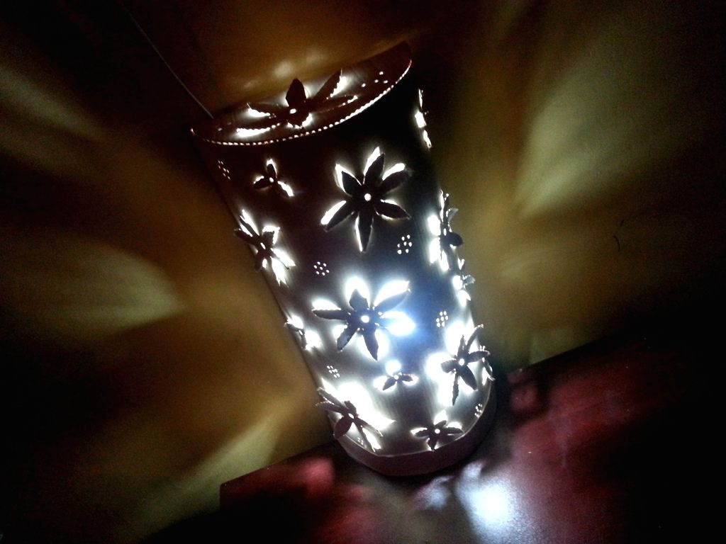 DIY Floral Lampshade