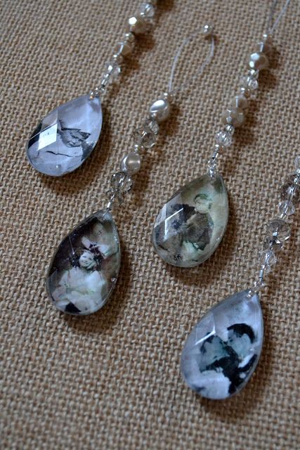 Crystal Family Photo Pendant Ornaments