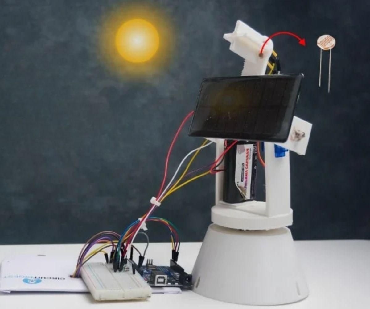 Build a Dual Axis Solar Tracker Using Arduino