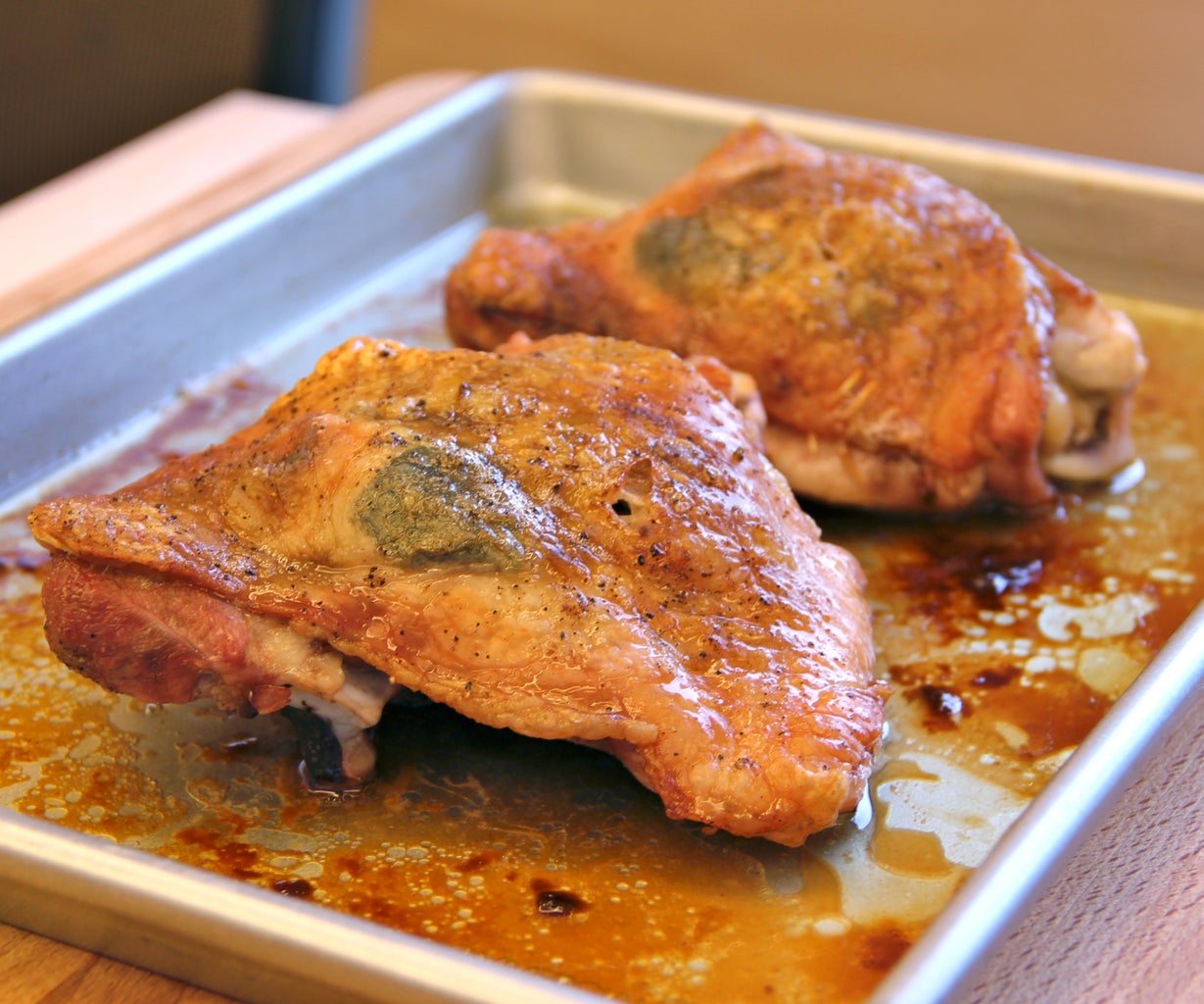 how to cook turkey thighs in oven