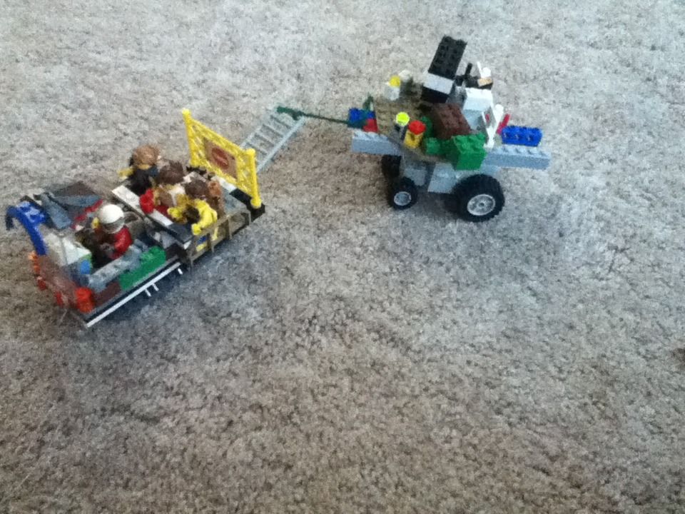 Lego Car And Trailor