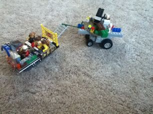 Lego Car and Trailor