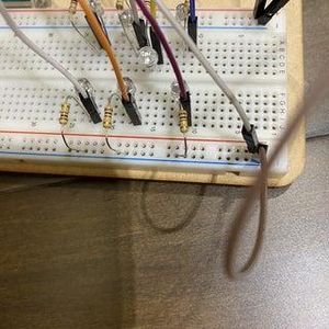 Attach LED Lights, Button and Wires