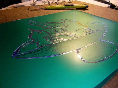 Convert an Image for Silkscreen With Gimp, Lacquer Stencil and Pen