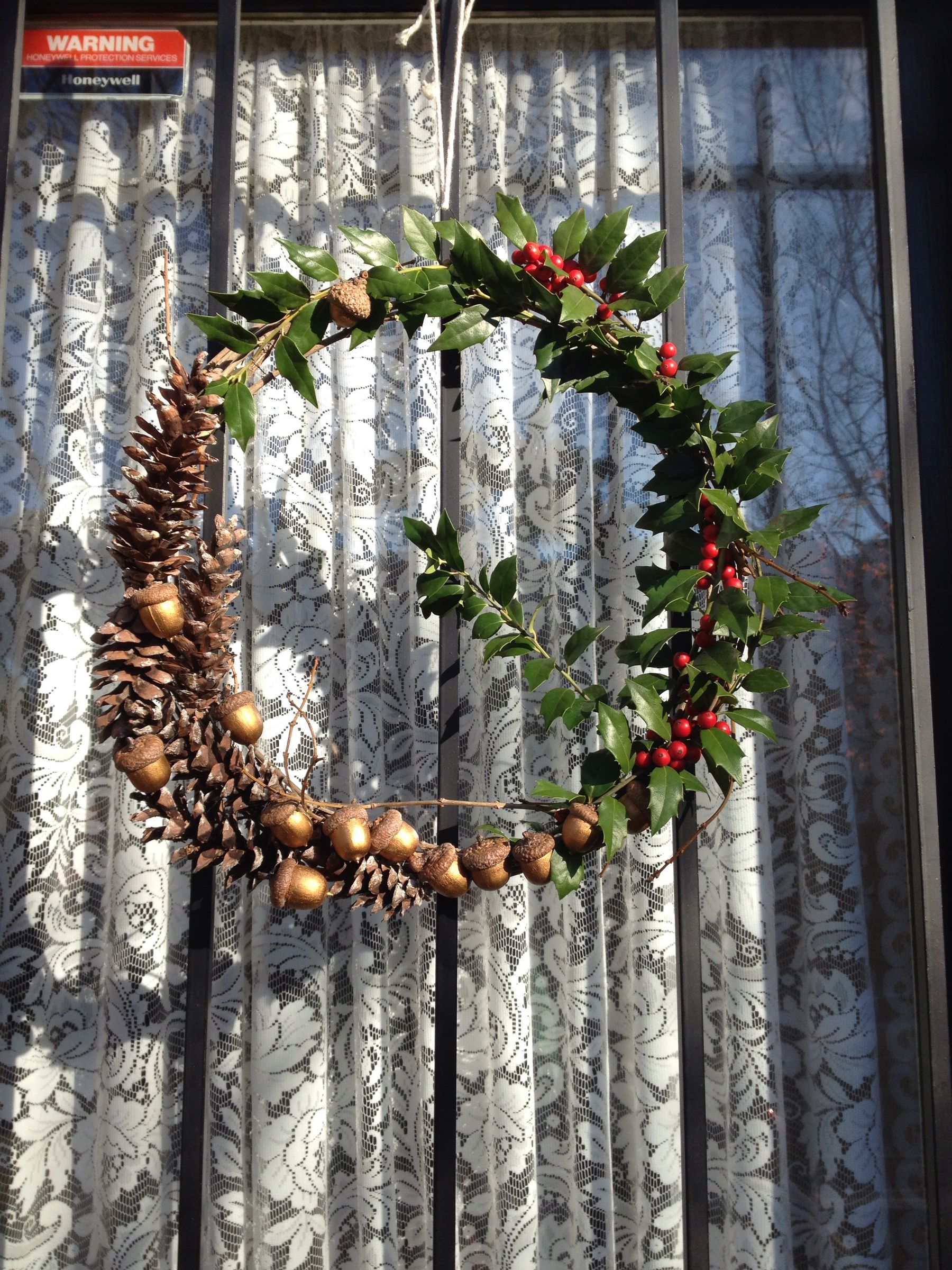 Festive Golden Acorns