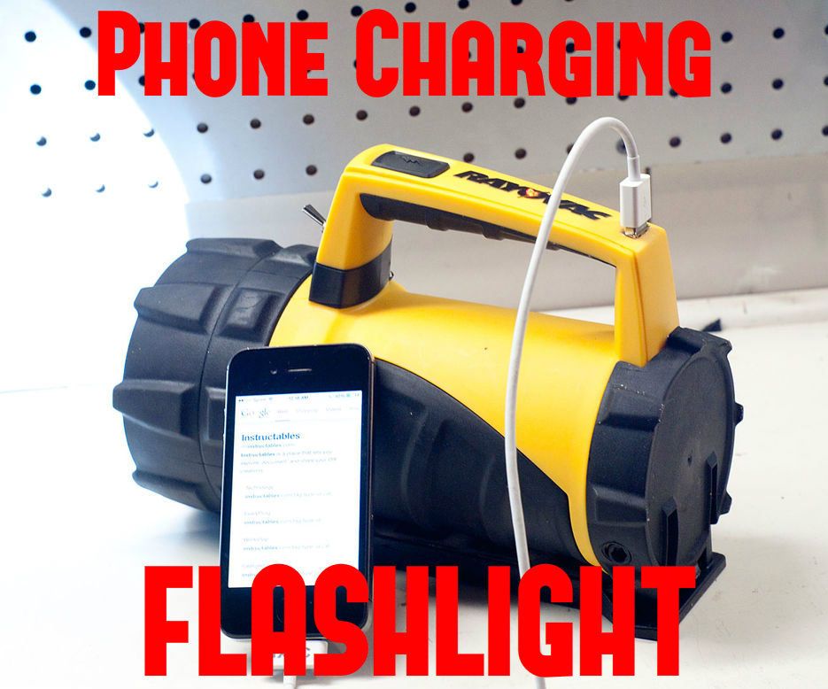 $10 LED Flashlight & Emergency Phone Charger
