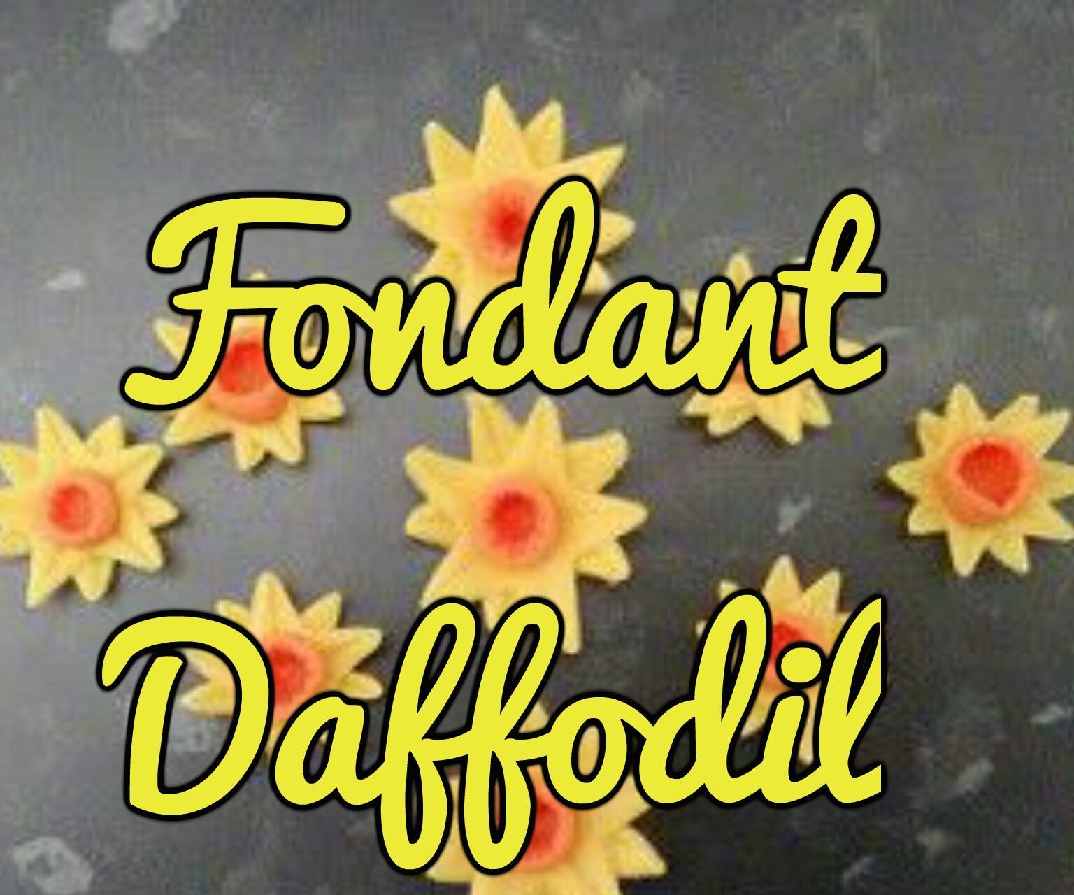 Fondant Daffodil