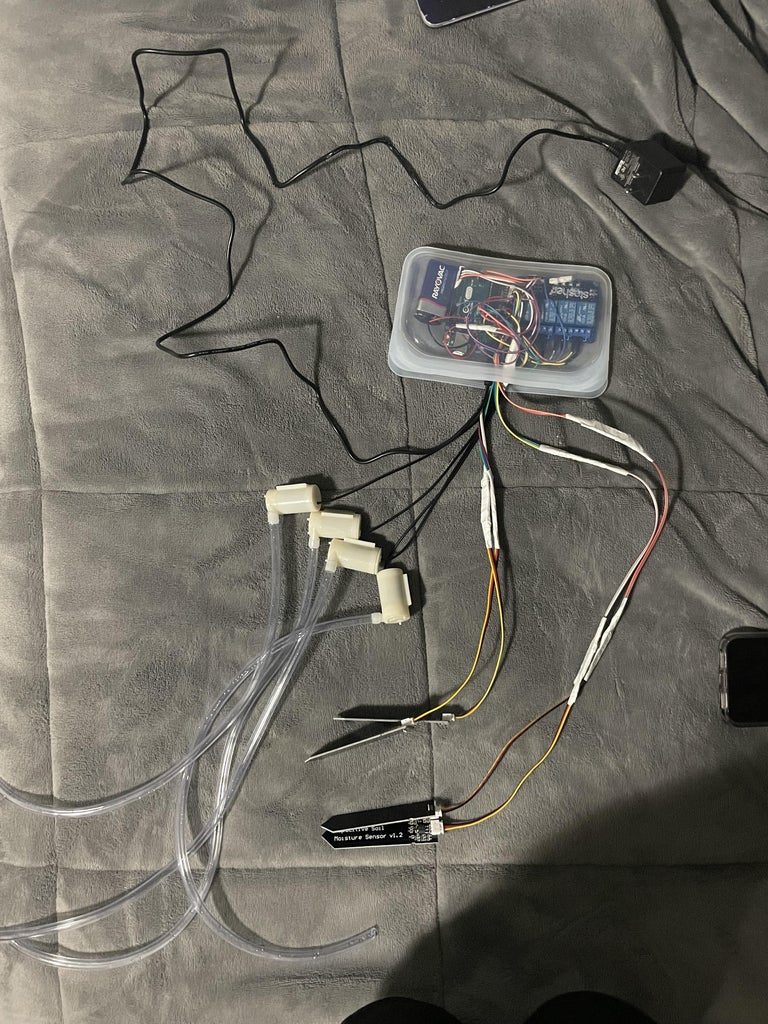 Automatic Garden Watering System : 5 Steps Circuit Diagram