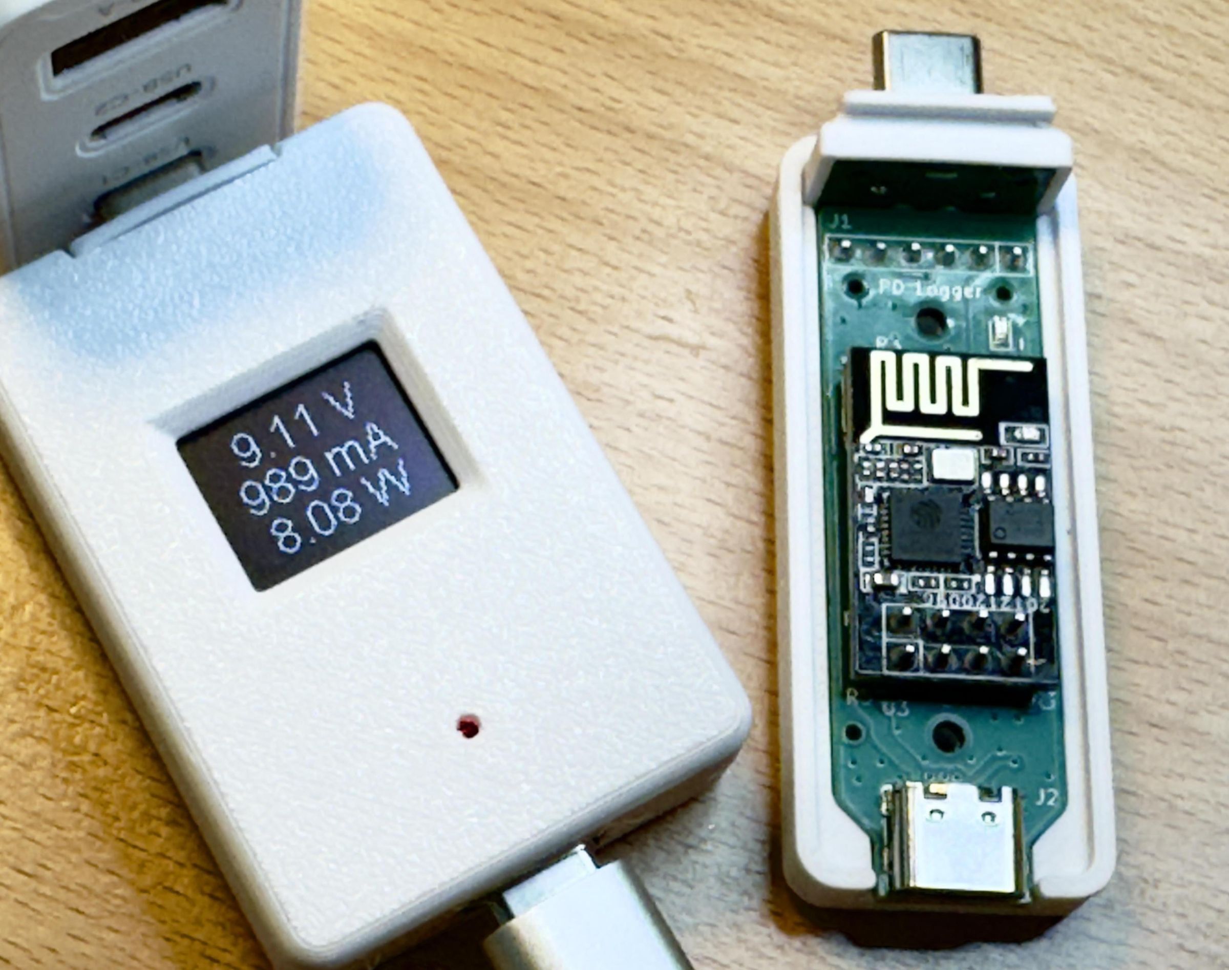 Make Your Own USB-C Power Delivery Tools: OLED Power Meter + Wi-Fi Logger