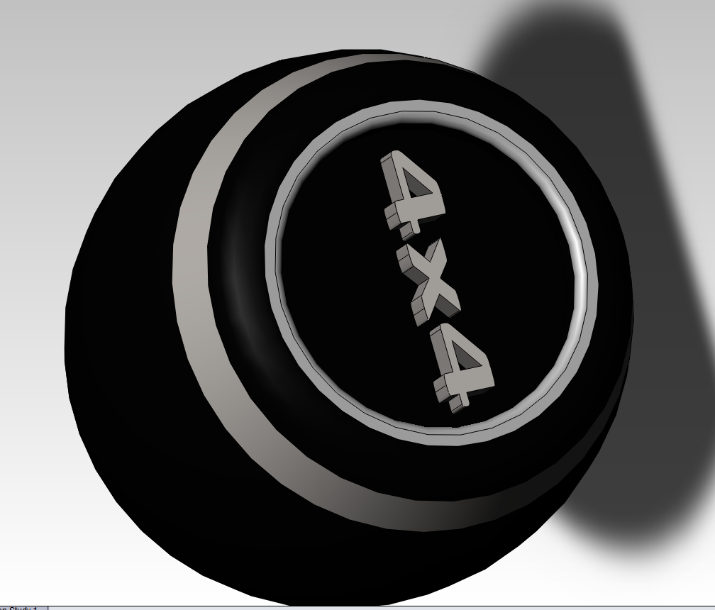 Customizable Stick Shift Knob