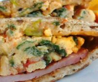 Make Ahead Eggs Florentine Breakfast Sandwiches