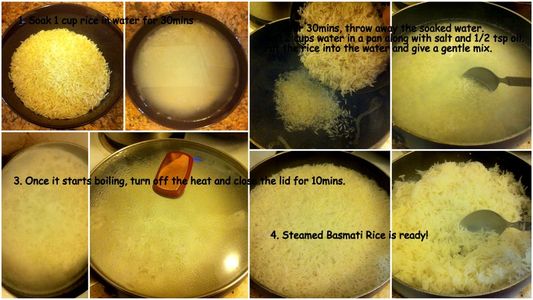 Make Steamed Basmati Rice