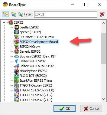 Sender ESP32: Start Visuino, and Select the ESP Board Type photo 2 Sender ESP32: Start Visuino, and Select the ESP Board Type photo 2