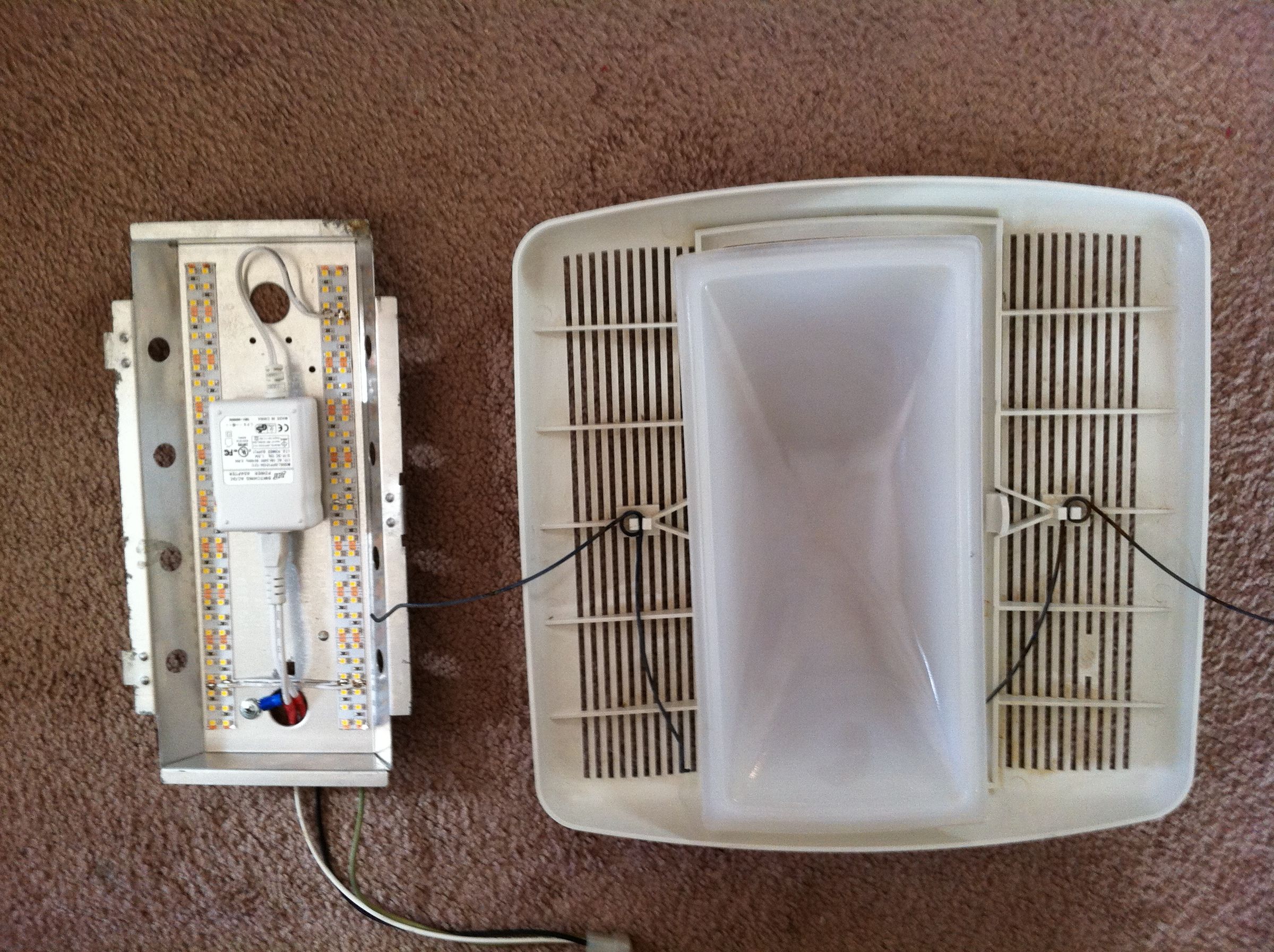 LED Bath Fan Light Conversion - Instructables