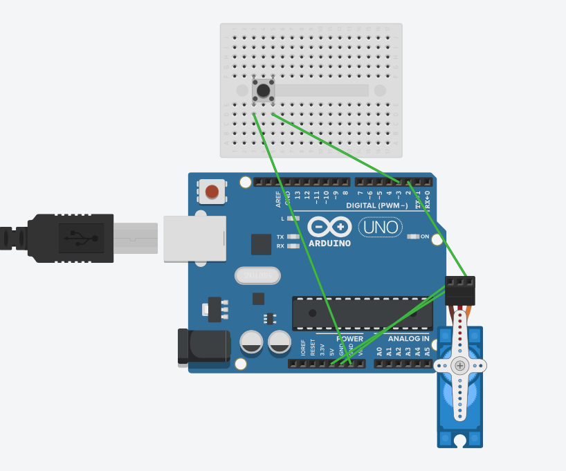 How to Control a Servo With a Single Pushbutton