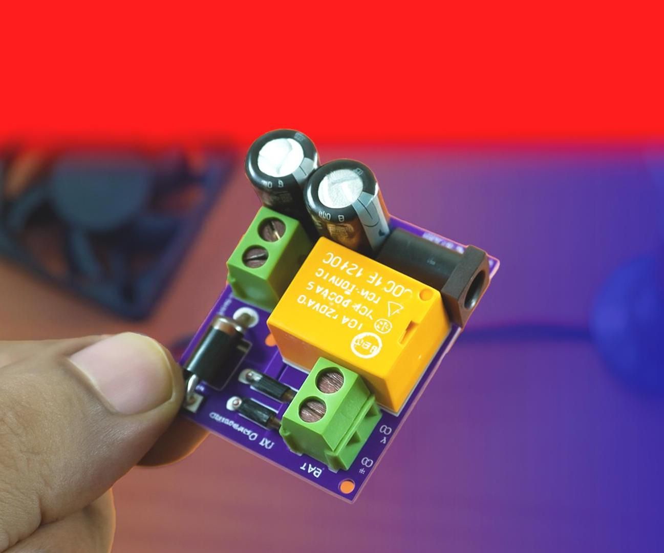 🔋 DIY DC Changeover Circuit Making | Automatic Load Switching