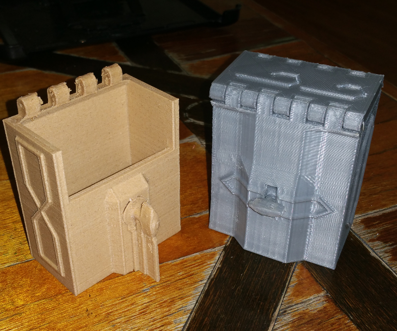 Better 3D Printing:  a Gaelic Box With All in One Twist Latch Using Minimal Support