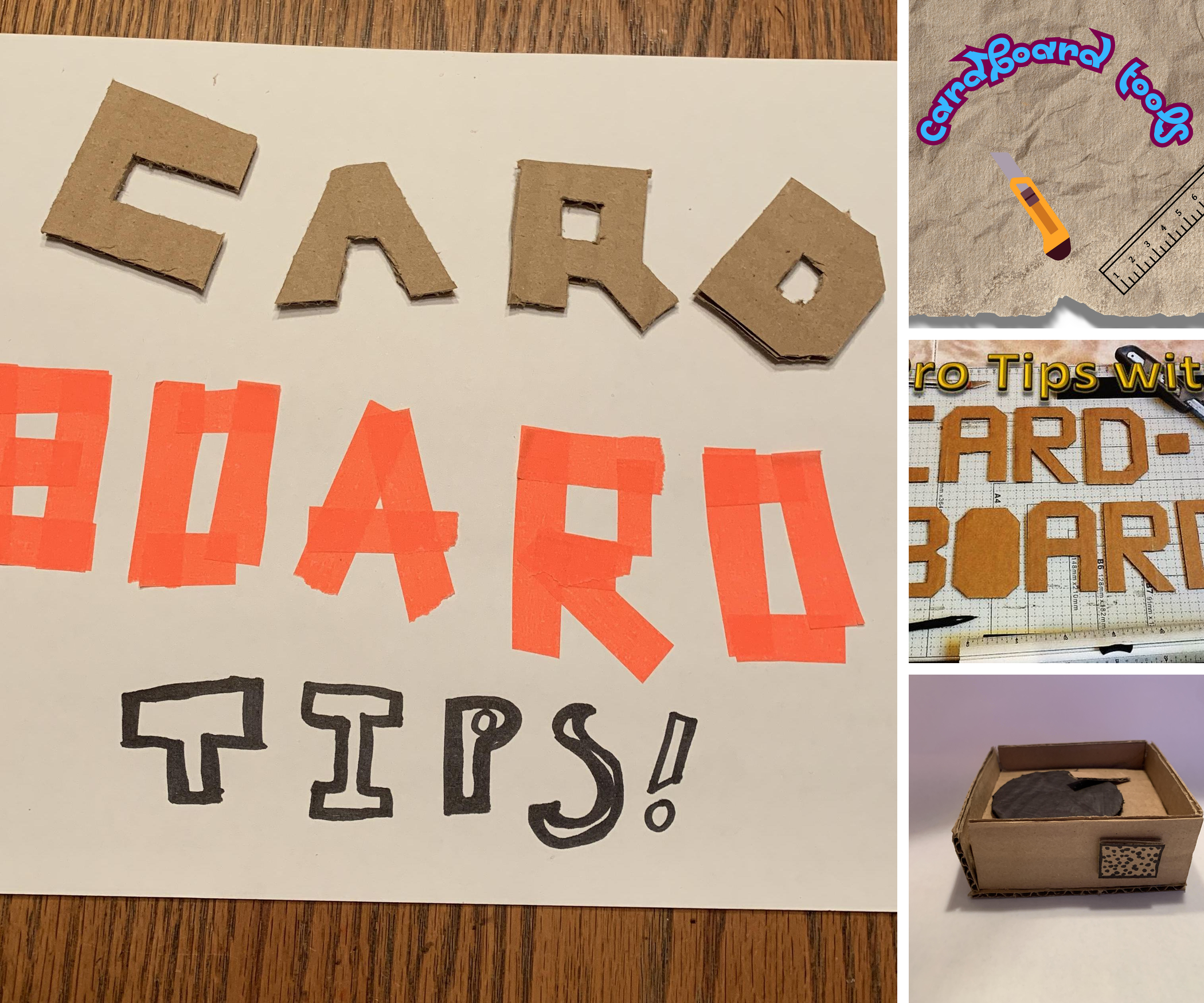 Instructables for Beginner Cardboard Builders