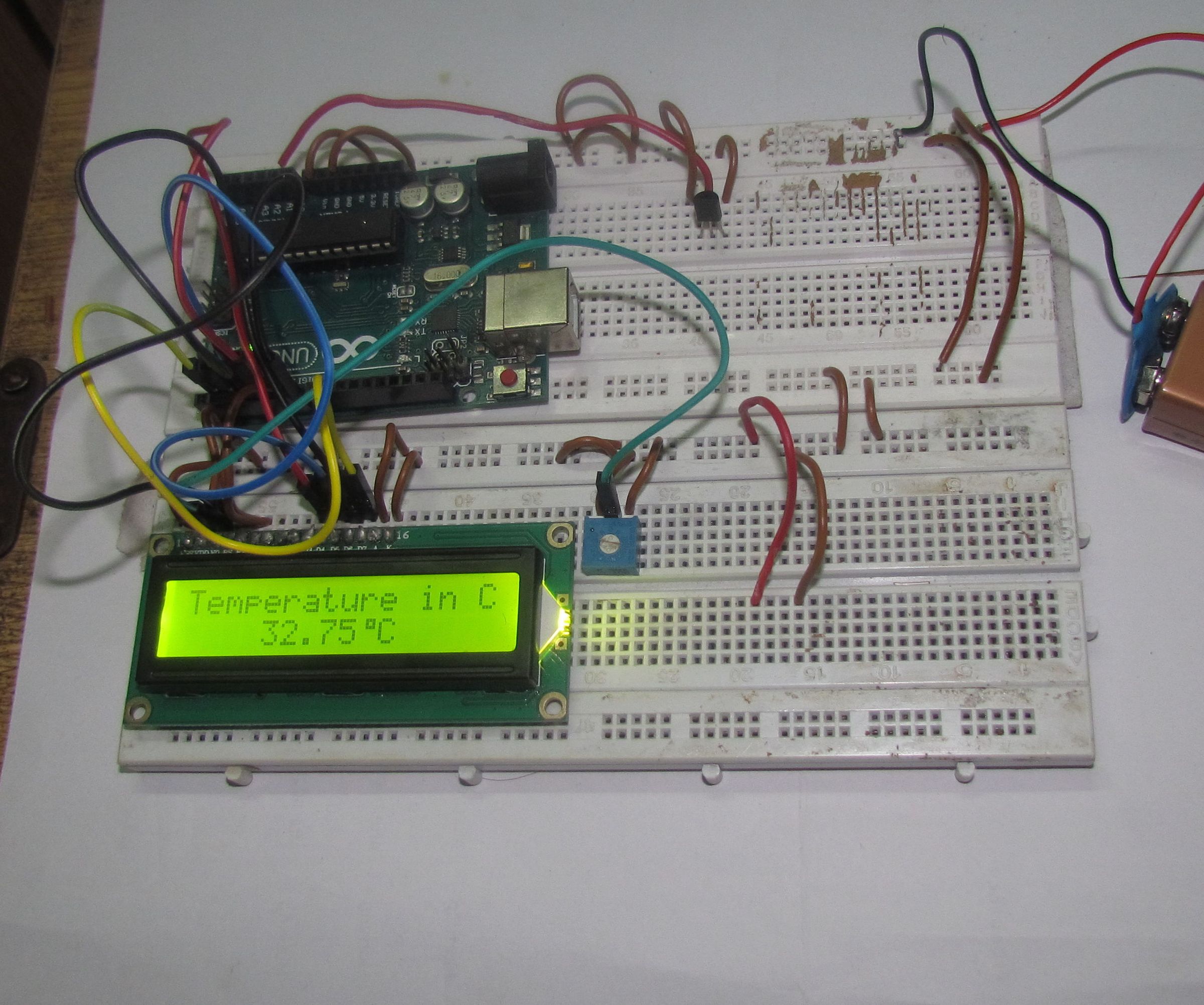 Arduino Based Digital Temperature Sensor