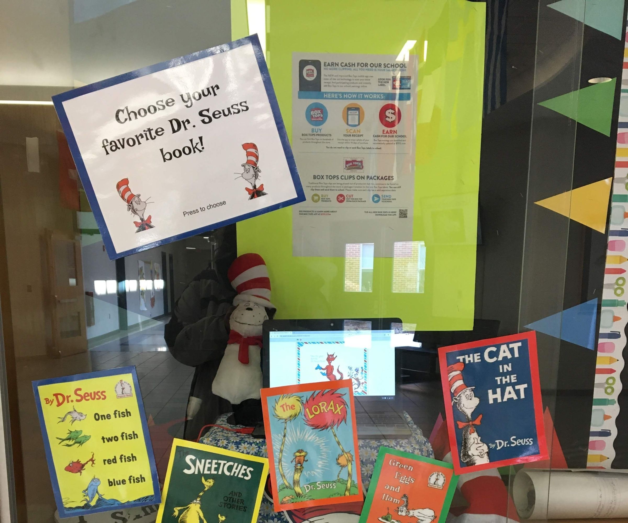 Makey Makey Dr. Seuss Book Vote