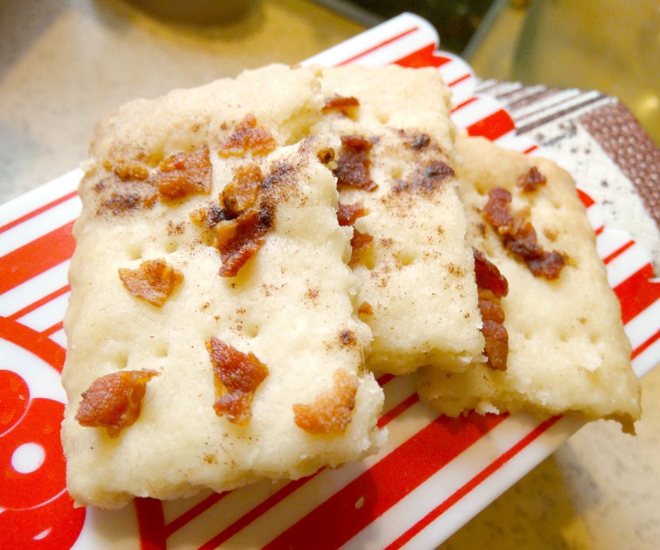 Cinnamon Bacon Shortbread