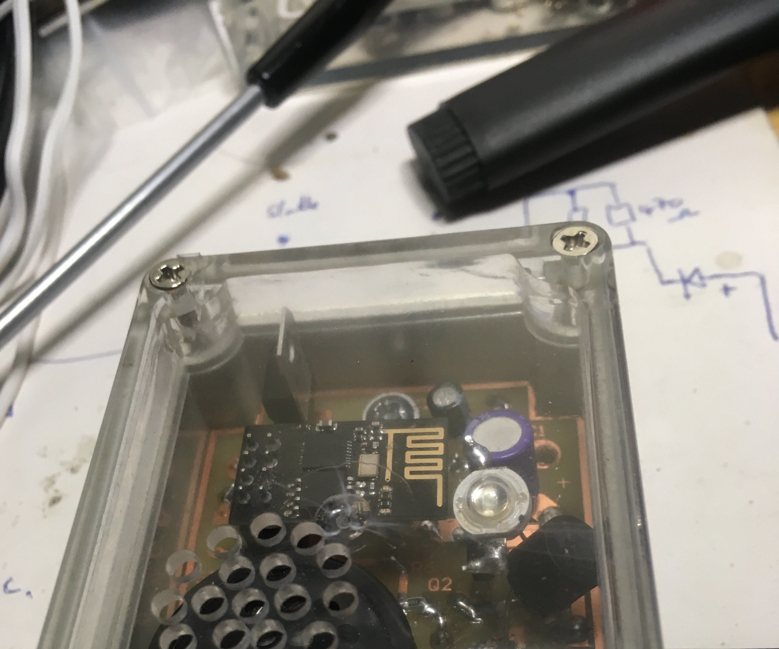 ESP8266-01 WIFI MUSICAL BELL WITH LED