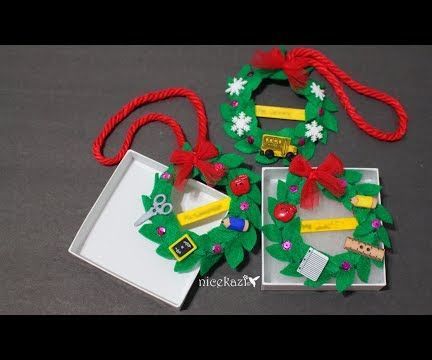 Mini Wreath Christmas Gift DIY