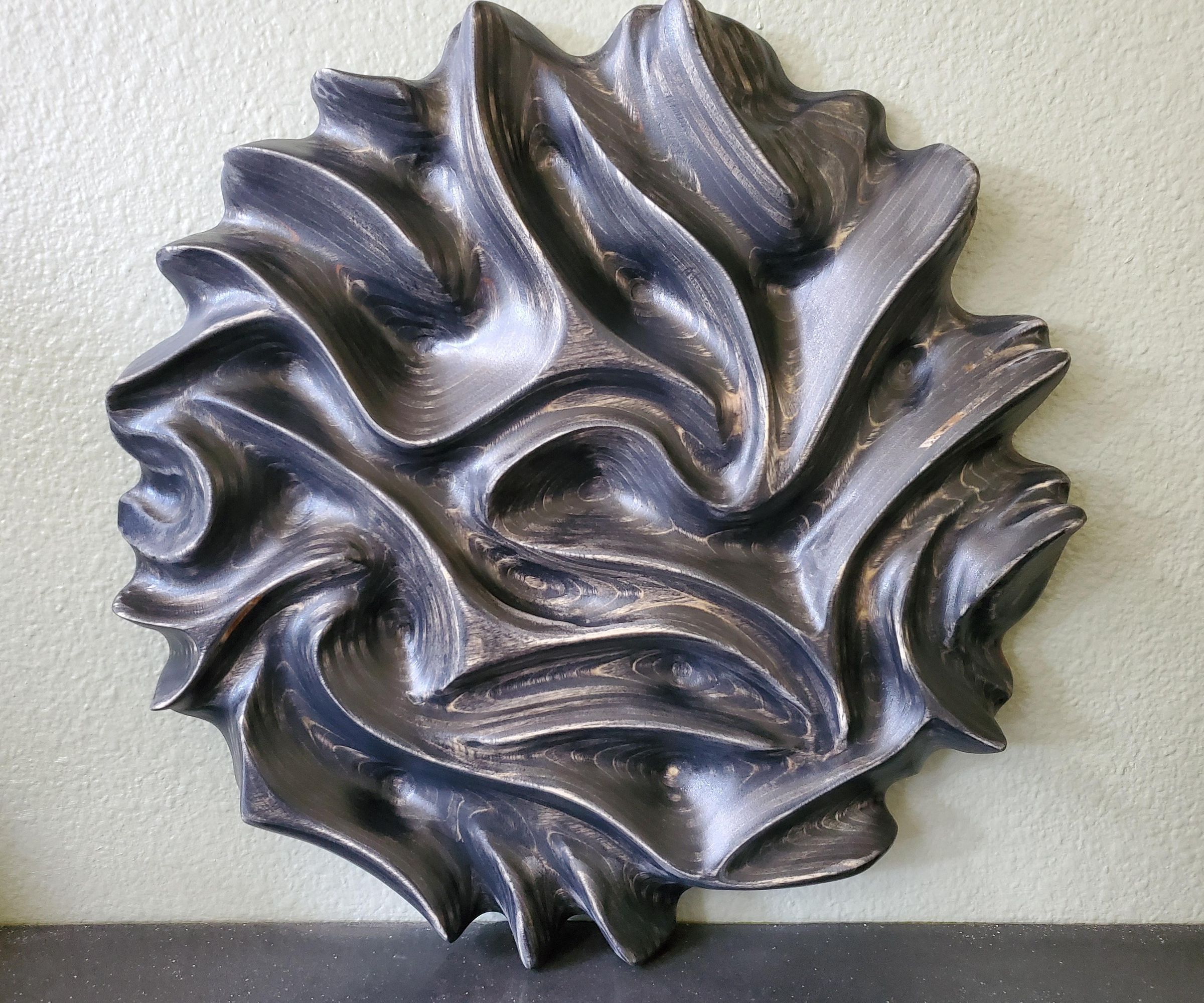 Plywood Power Carved Wall Art