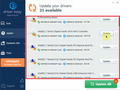 Driver Update Using Driver Easy Software - II