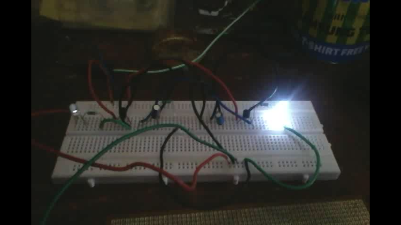 Simple Two Transistor Dual LED Flasher
