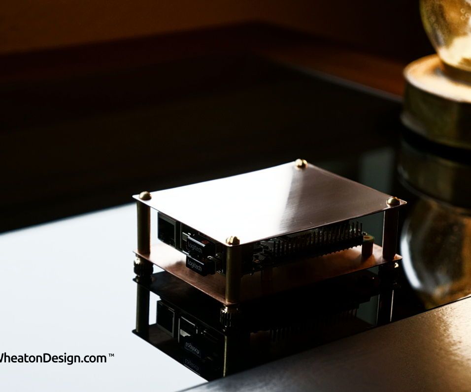 Easy $10 Copper Raspberry Pi Case 