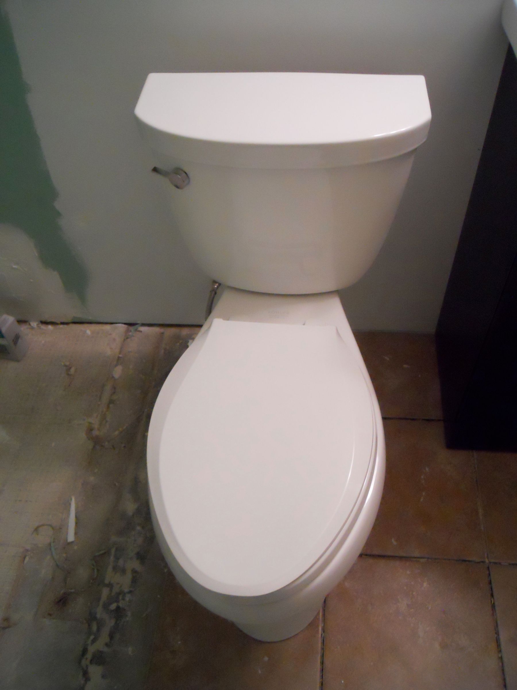 Installing a Toilet; Home Improvement