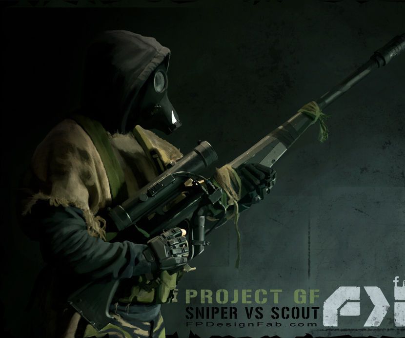 Sniper Character Rifle Prop - DRS1 AUGER