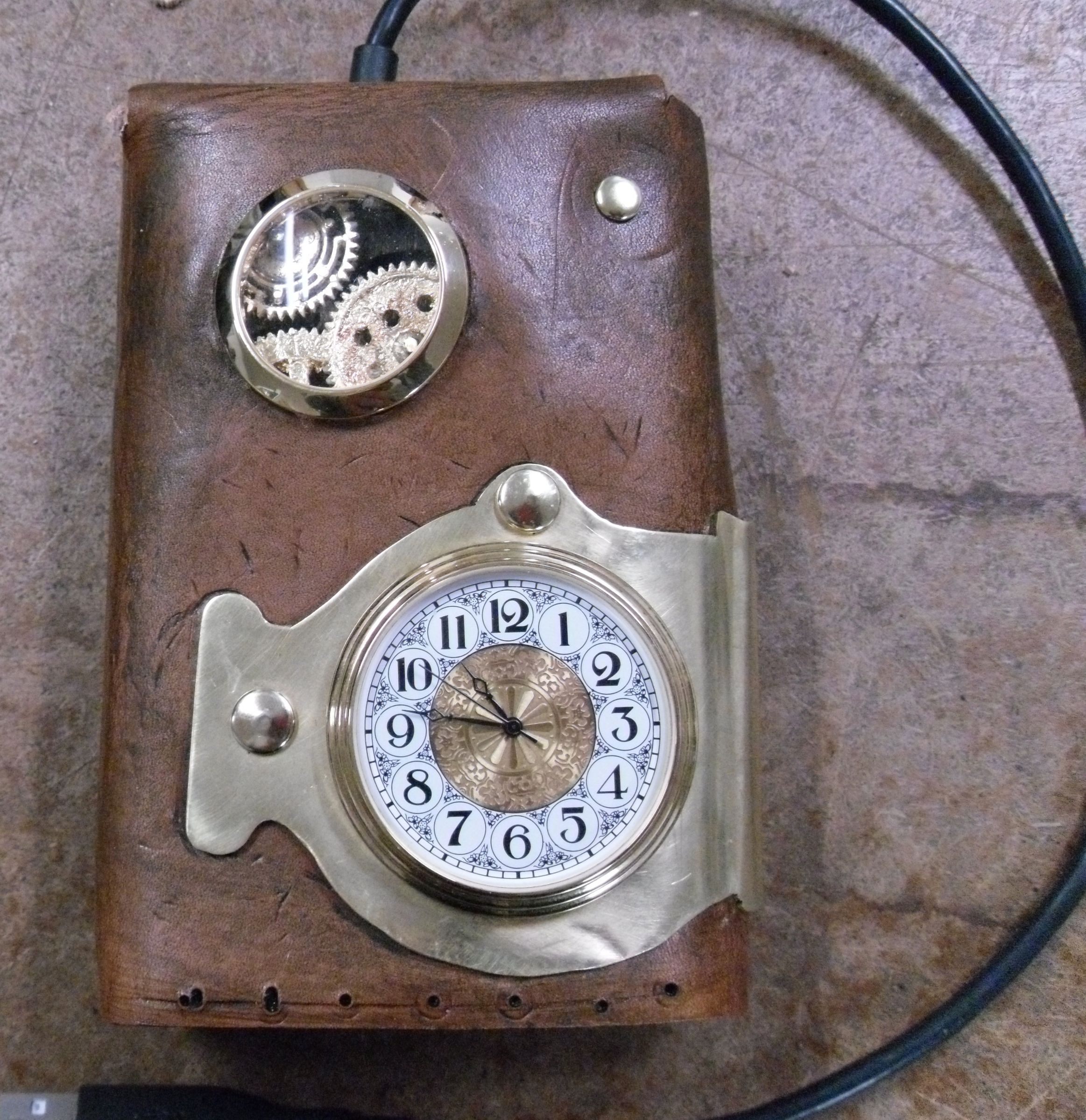 Making a Steampunk Portable Harddrive Case