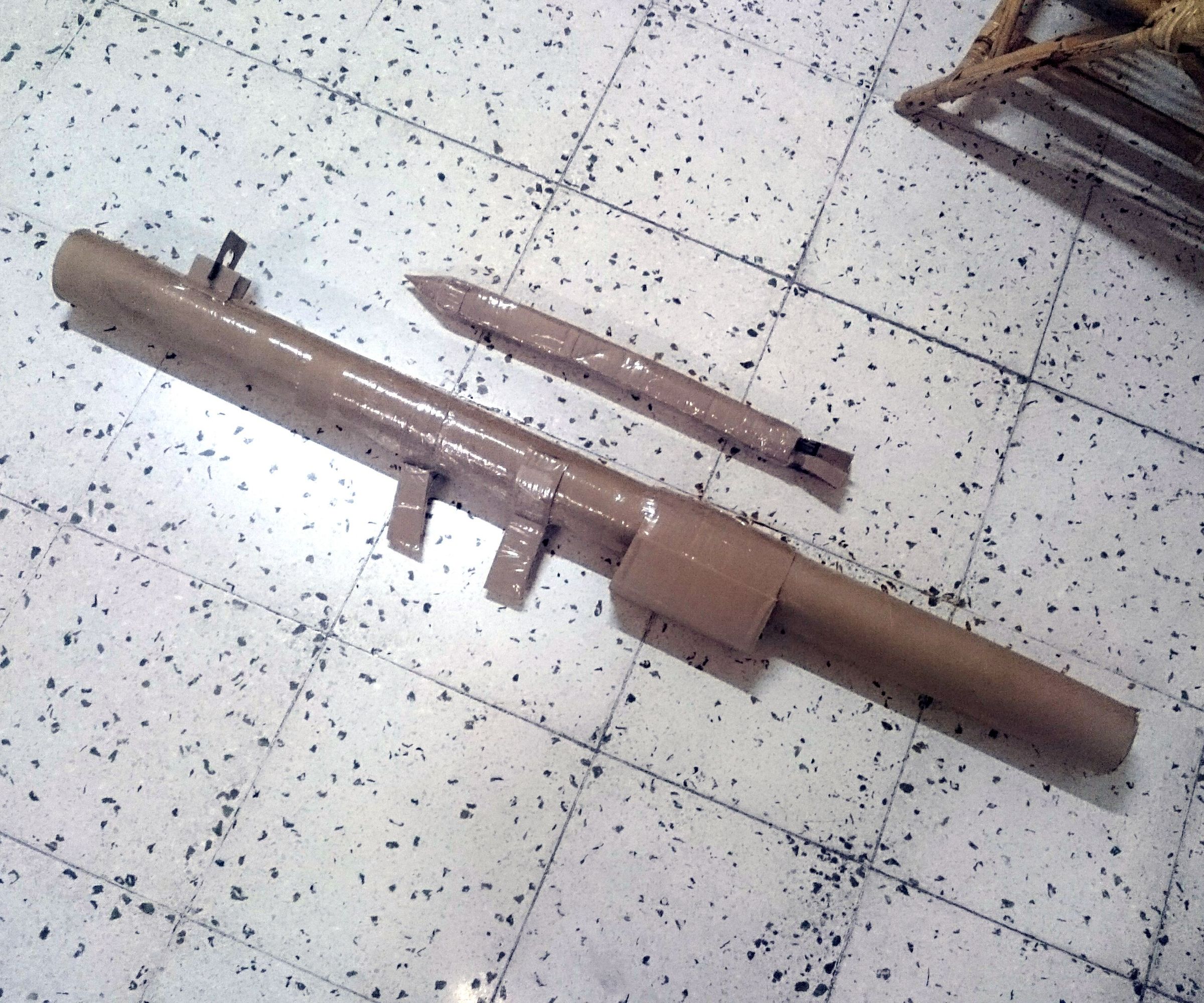 DIY Cardboard Bazooka