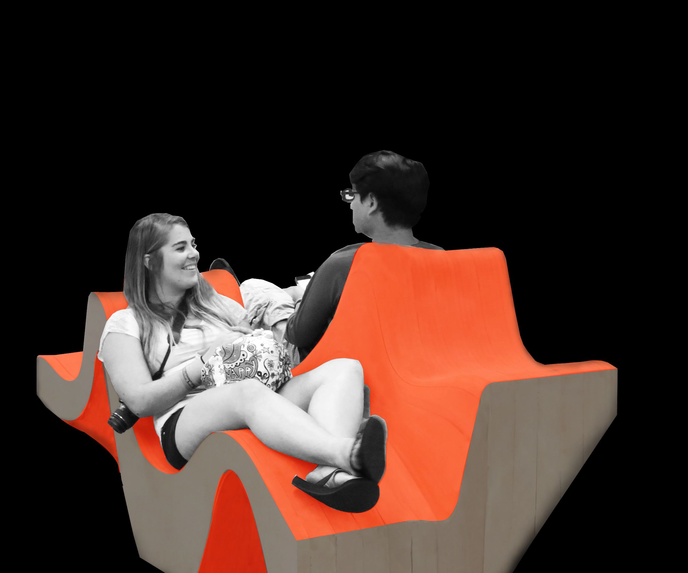 Pulse • A CNC-cut social bench