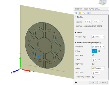 CAM File, Part 1: Setup File