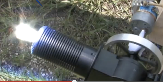 Fresnel Lens Strirling Engine 18 Volt Generator SUN POWER