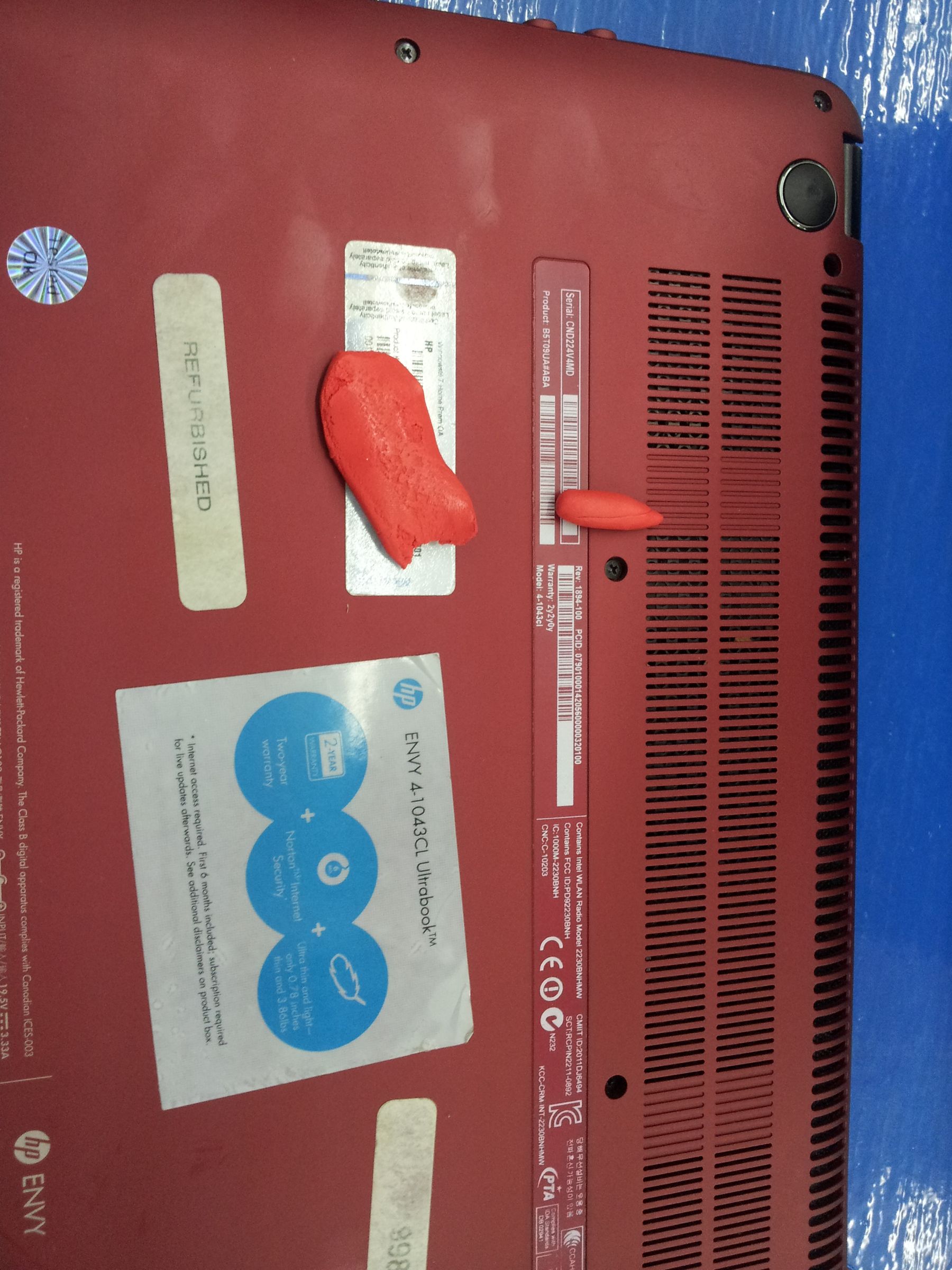 Mejorar El Enfriamiento En Laptop Con SUGRU //  Improve Cooling Laptop With Sugru