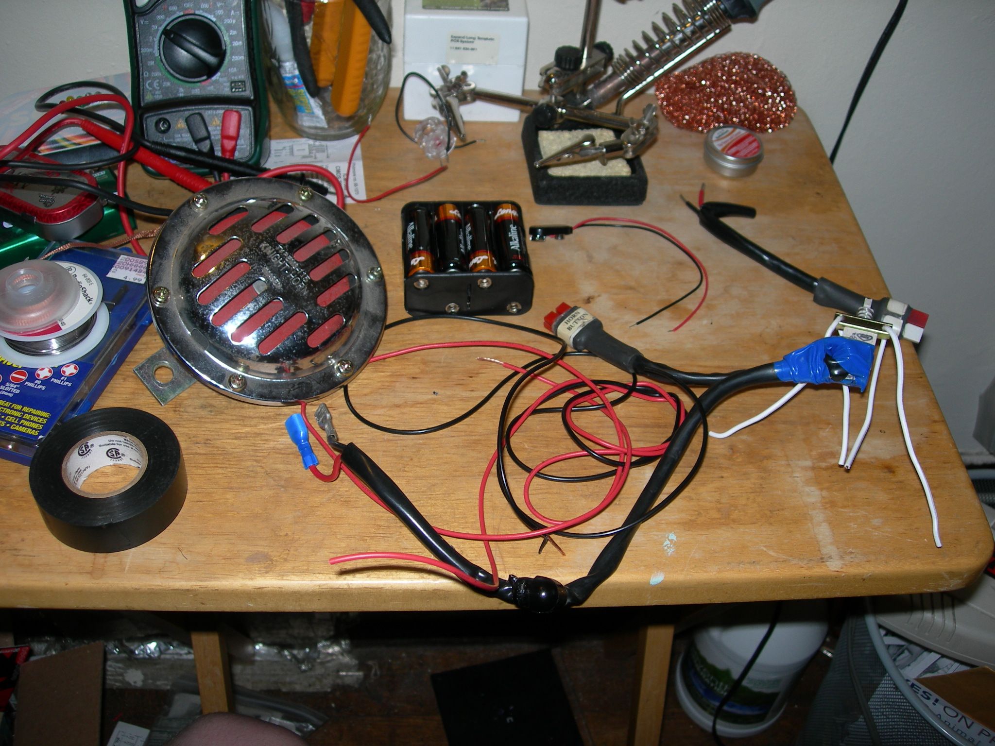 Putting a Car Horn on Your Bicycle!