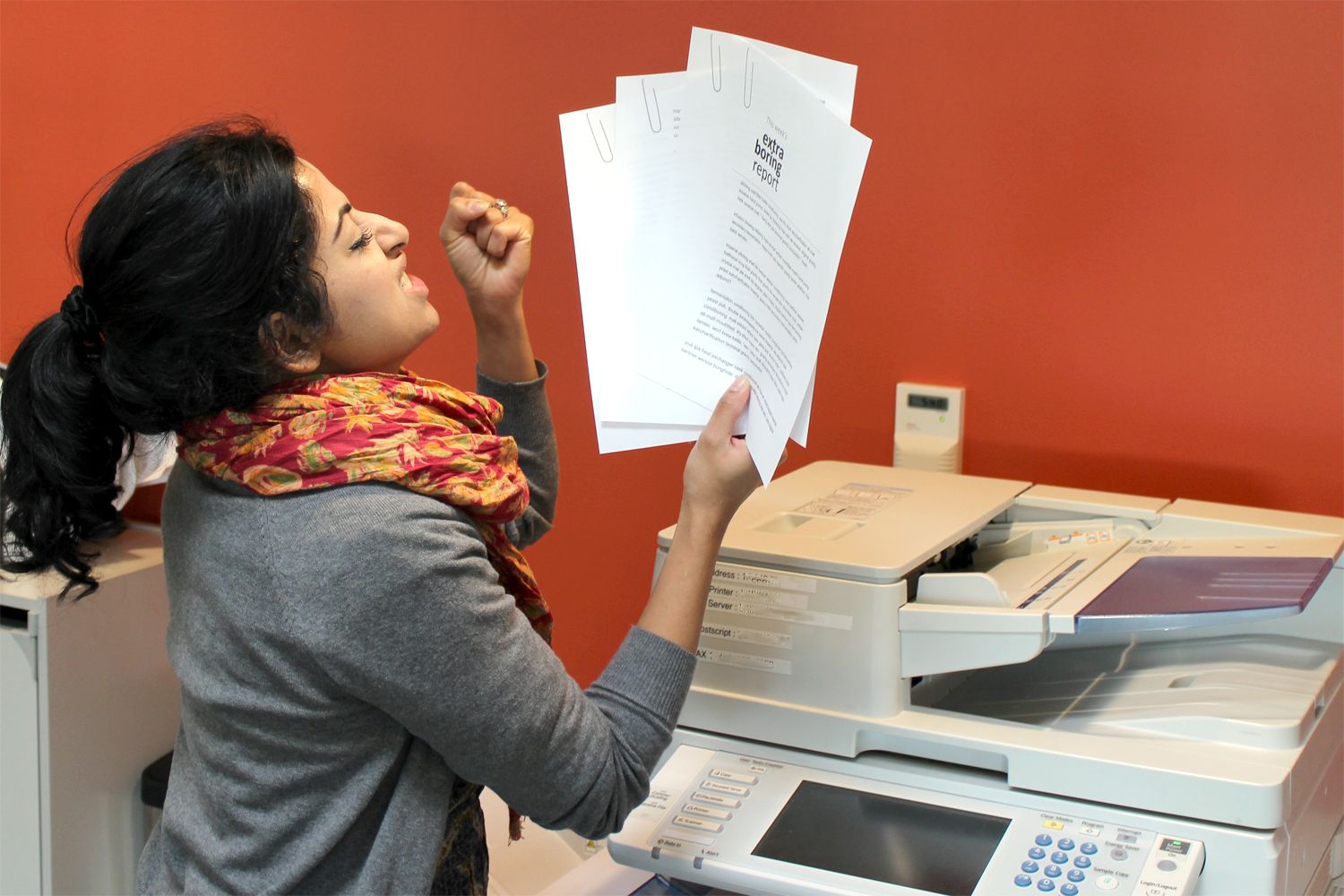 Photocopier Paperclip Prank
